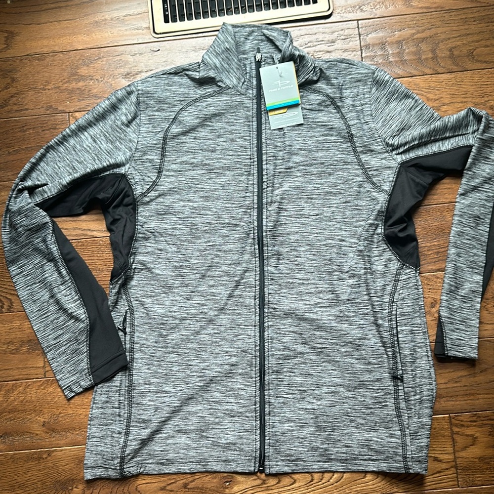 NWT Zip up gold jacket 30 SPF